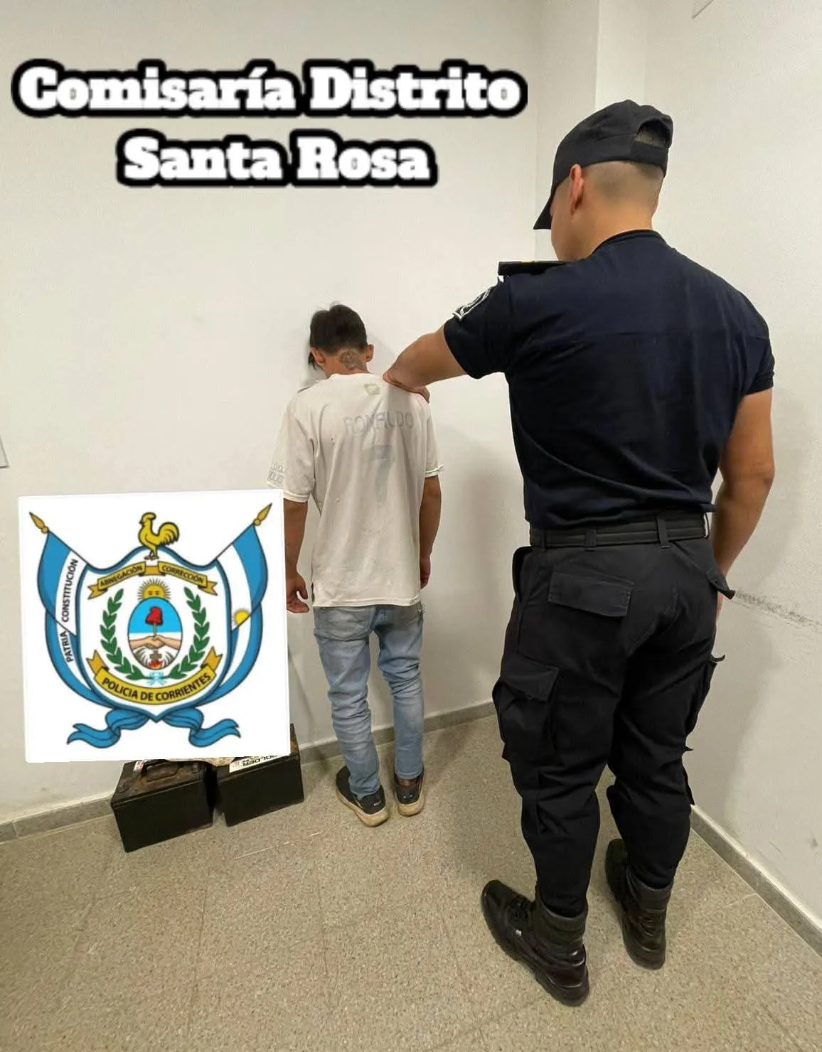 Santa Rosa: Efectivos Policiales recuperaron elementos sustraídos y aprehendieron a un hombre
