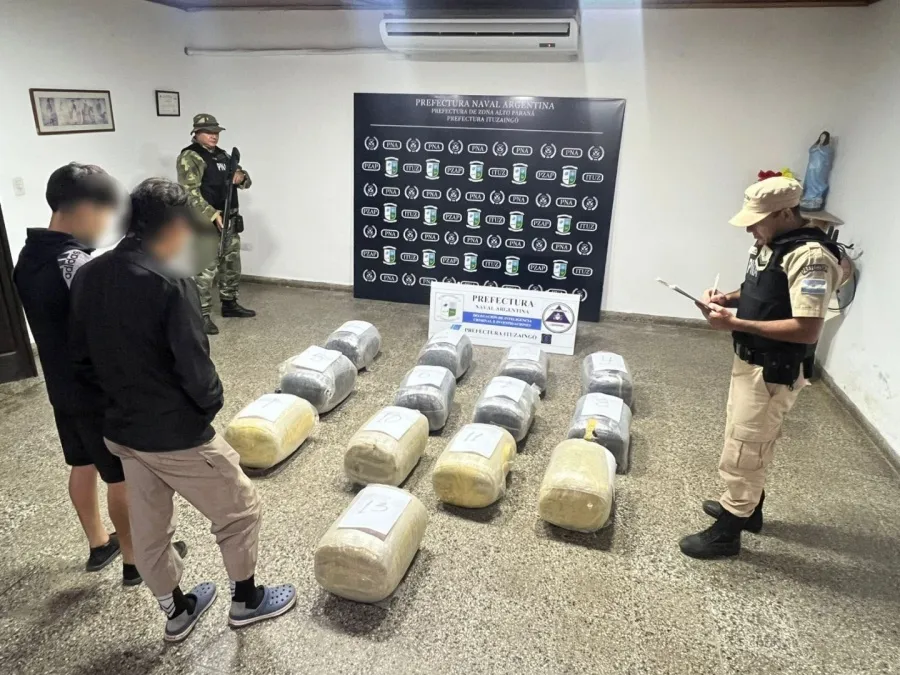 Golpe al narcotráfico en Ituzaingó: secuestraron 128 kilos de droga