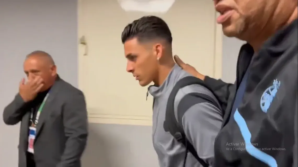 Brasil: detuvieron a Cristian Pavón por escupir a un policía