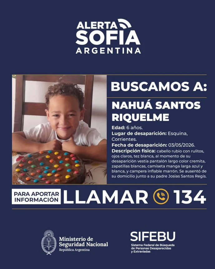 El Gobierno de Corrientes profundiza la búsqueda de Nahuá y su padre