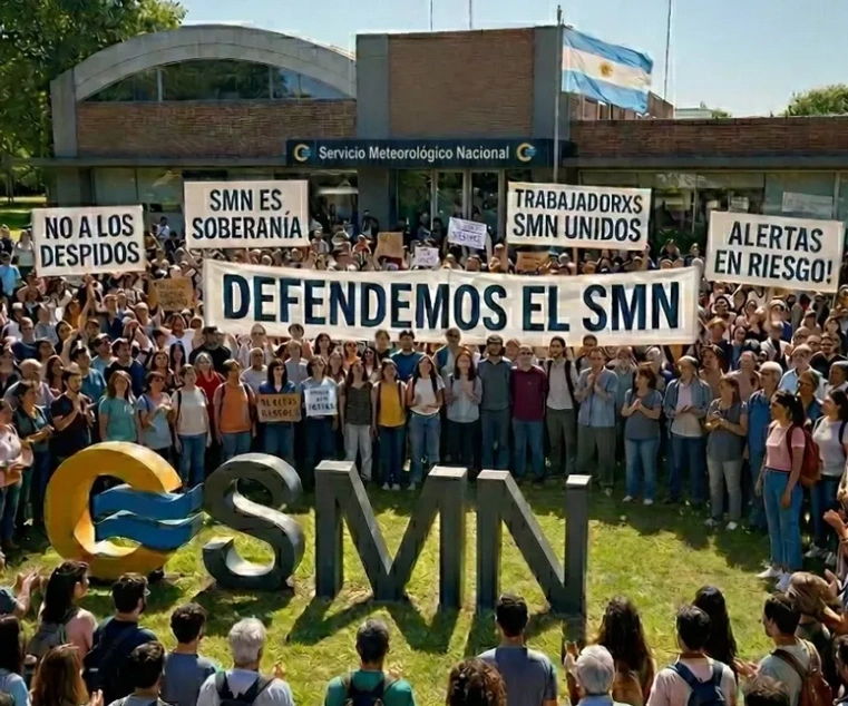 Trabajadores del Servicio Meteorológico Nacional rechazan los 240 despidos