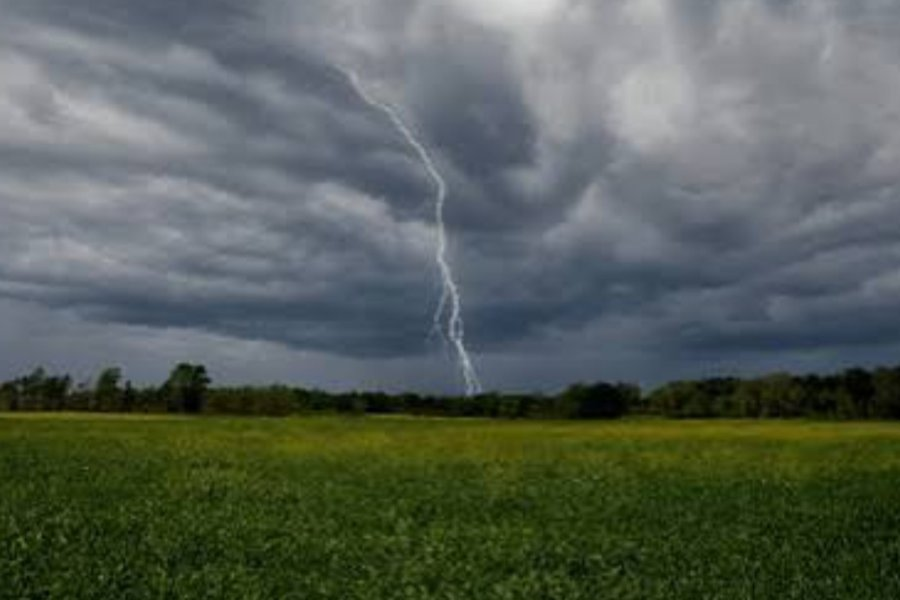 Sur de Corrientes: en Sauce un rayo en medio de la tormenta mató a un peón rural