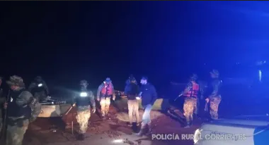 Corrientes: efectivos de Prefectura fueron atacados a balazos desde la costa del Brasil