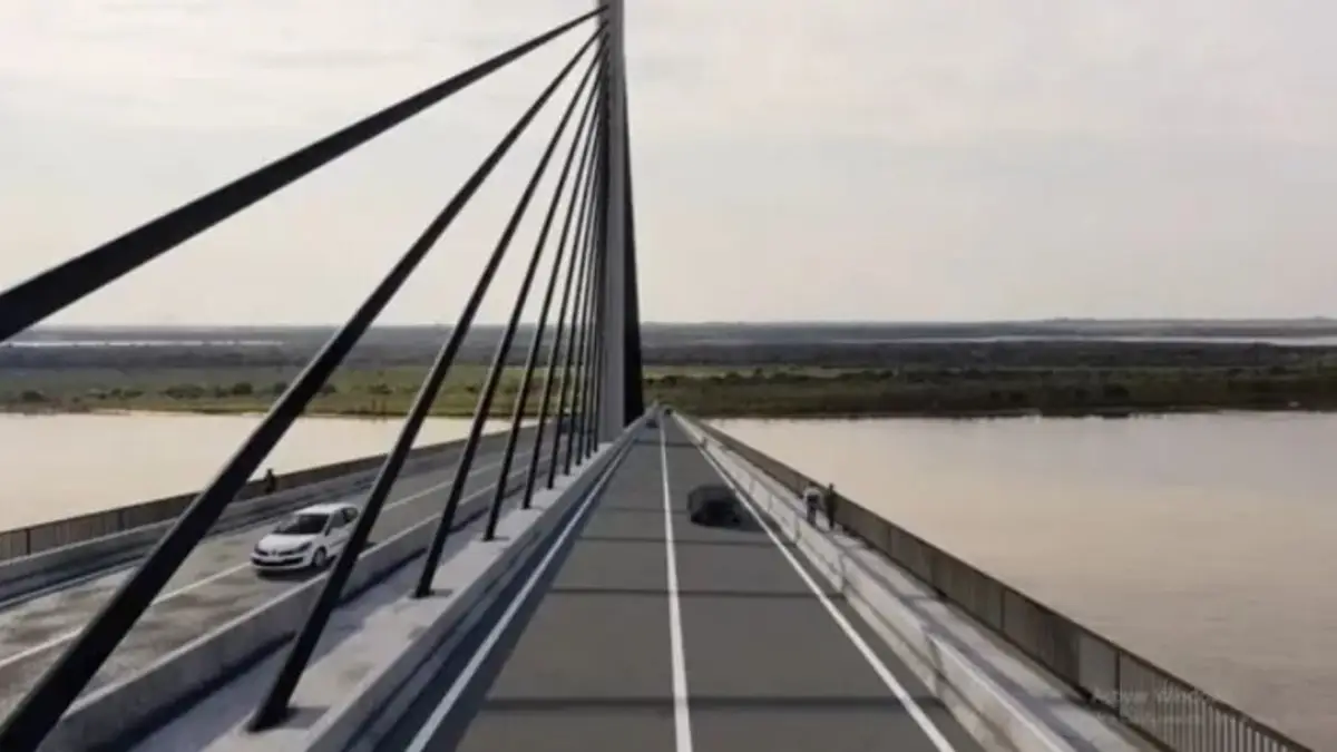 Segundo puente Chaco-Corrientes: Caputo dijo que la obra avanzará “con tiempo y paciencia”