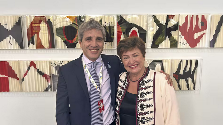 El equipo económico encabezado por Luis Caputo viaja a Washington para asistir a las reuniones de pr