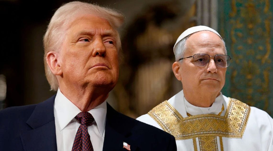 Fuerte choque entre Trump y el papa León XIV
