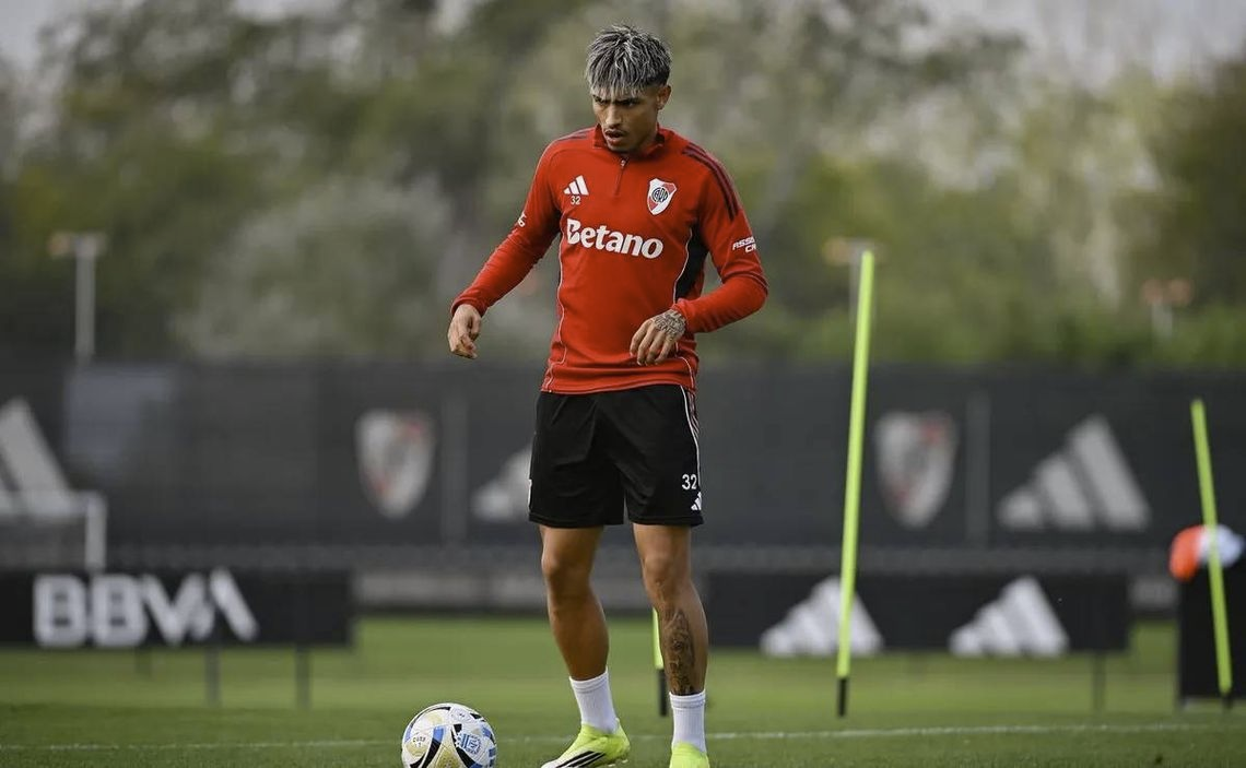 Baja sensible para River: Ruberto se rompió los ligamentos y es baja hasta 2027