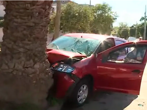 Persecución, tiroteo y choque en San Martín terminó con dos detenidos