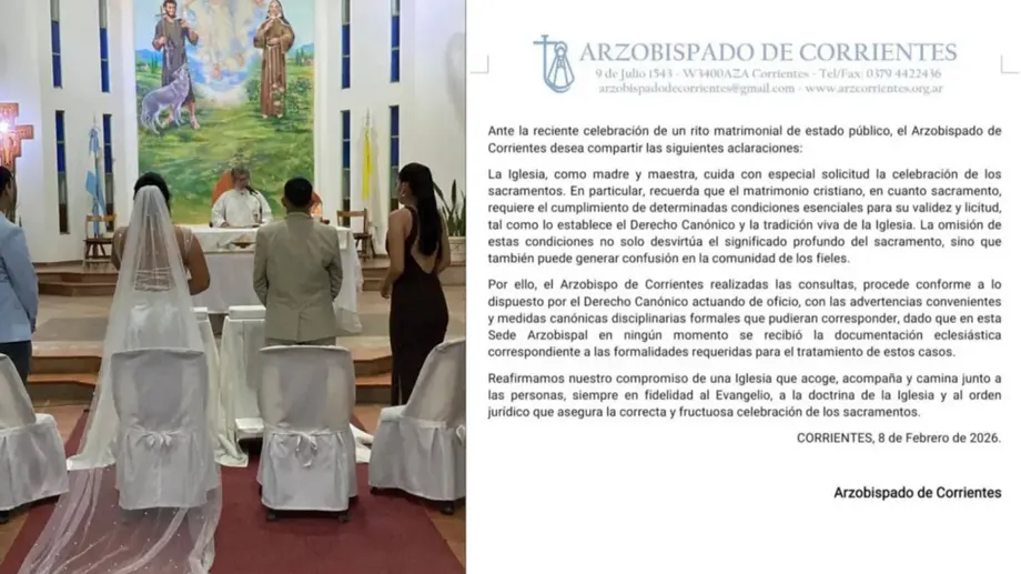 Confirman que la Iglesia anuló el casamiento de dos personas trans