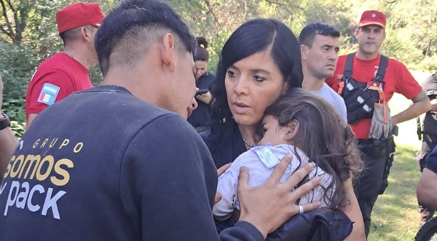 Apareció Esmeralda, la nena de 2 años que era buscada en Córdoba