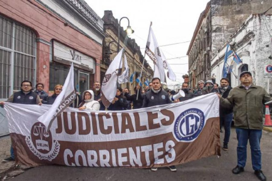 Judiciales reclaman el pago del 6% de abril y piden nueva recomposición salarial inmediata