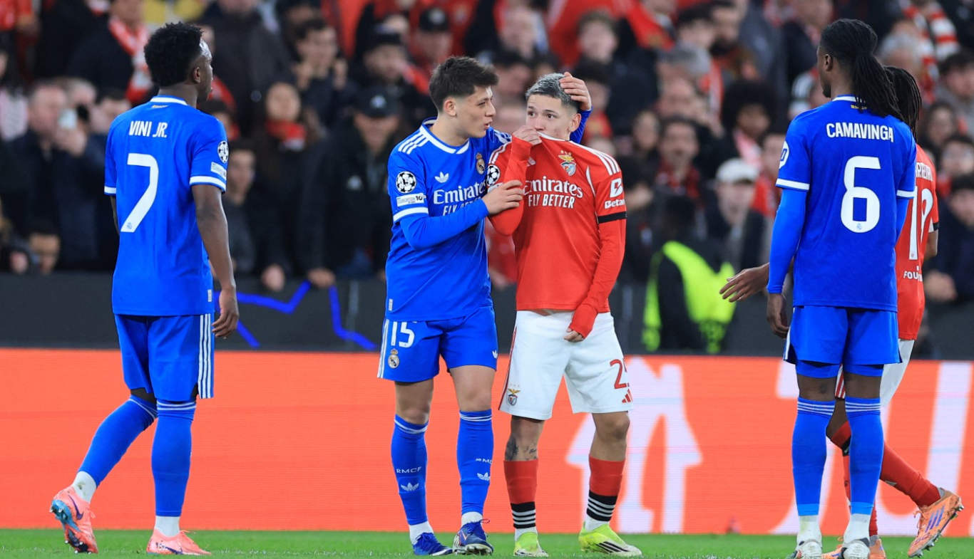 La UEFA suspendió seis partidos a Gianluca Prestianni por su cruce con Vinícius en la Champions Leag