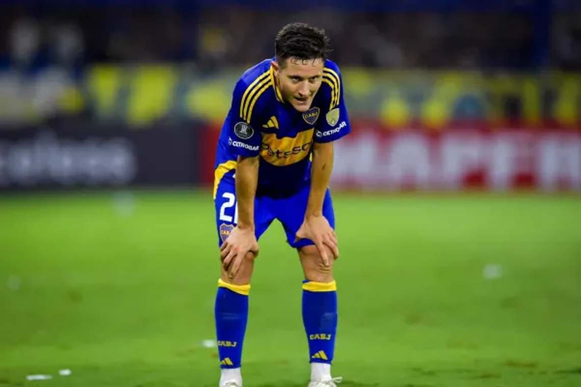 Boca: Ander Herrera se lesionó en la entrada en calor y no pudo jugar contra Defensa