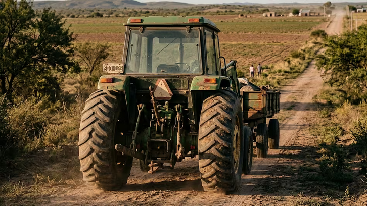 Horror en Santiago del Estero: una niña de 3 años murió tras caer de un tractor en movimiento