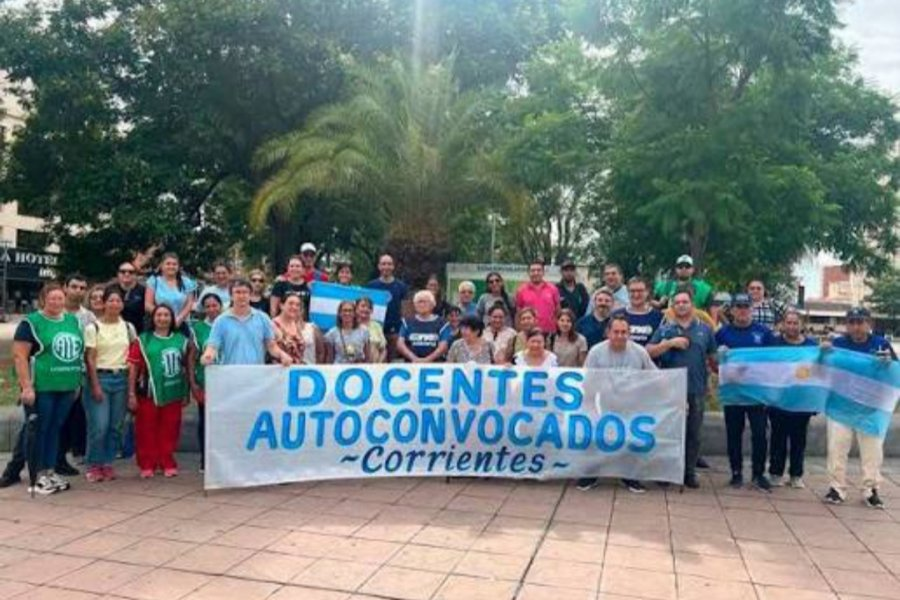 Docentes autoconvocados de Corrientes recibieron con agrado el aumento de Valdés: "Ese es el camino"