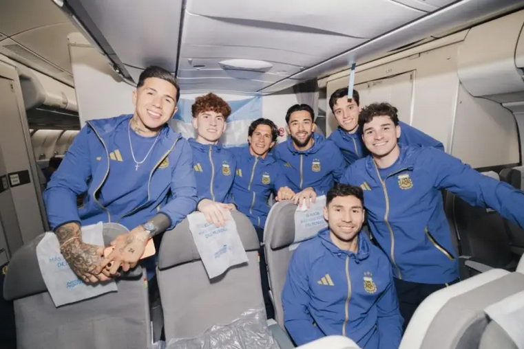 La Selección Argentina ya llegó a Estados Unidos