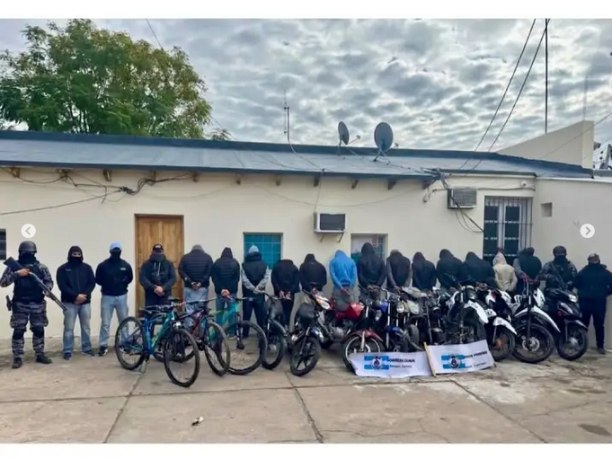 Esquina: 14 detenidos tras un violento operativo con disparos y persecución