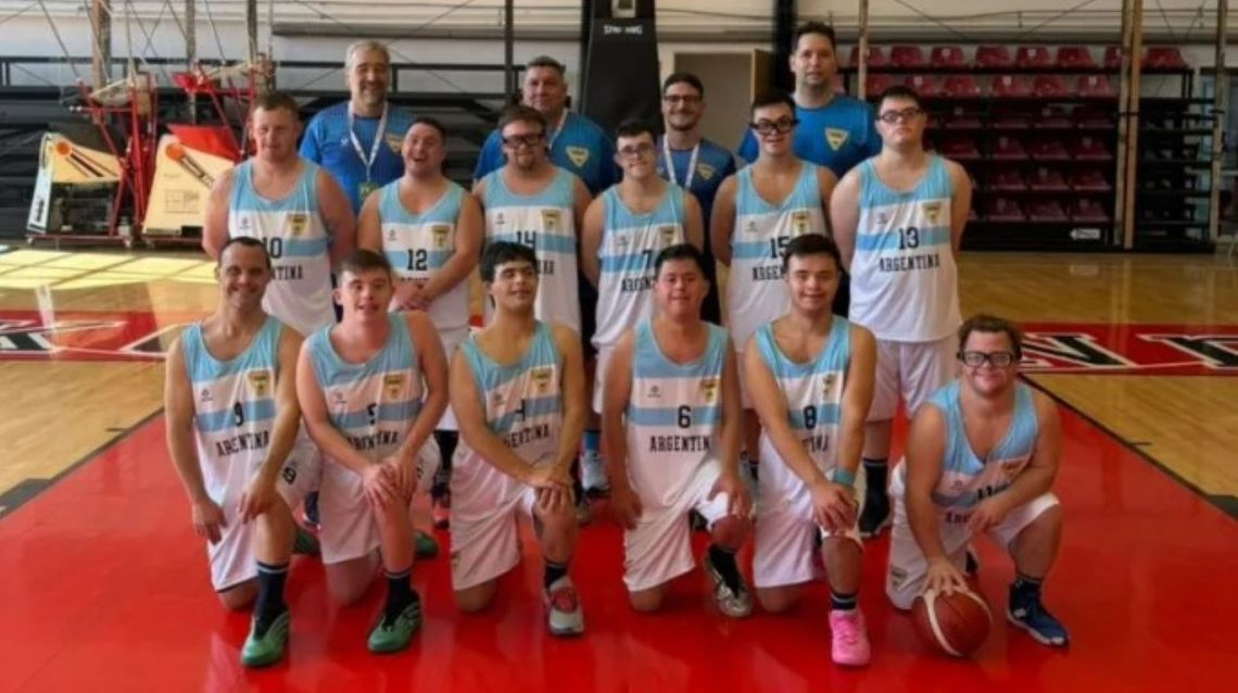 Argentina, campeón mundial de básquet para atletas con síndrome de Down
