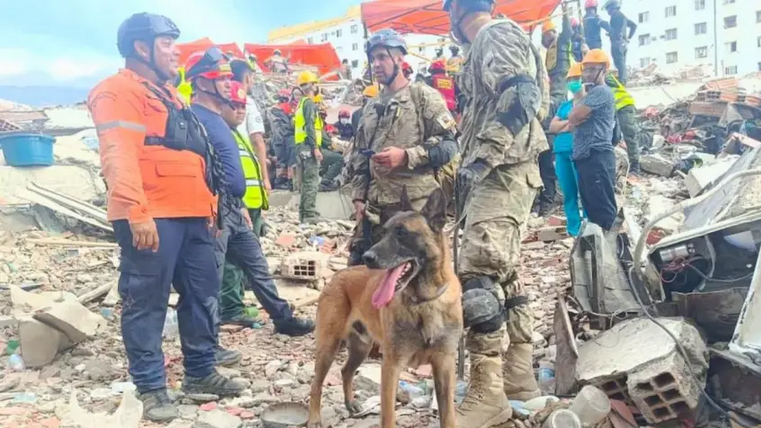 Bart rescató a dos menores tras el terremoto en Venezuela