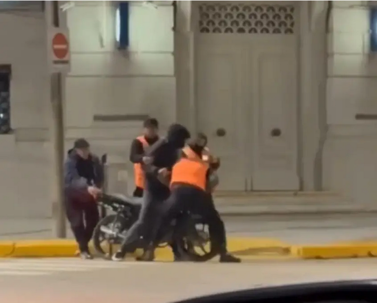 Intentó escapar de un control en Esquina