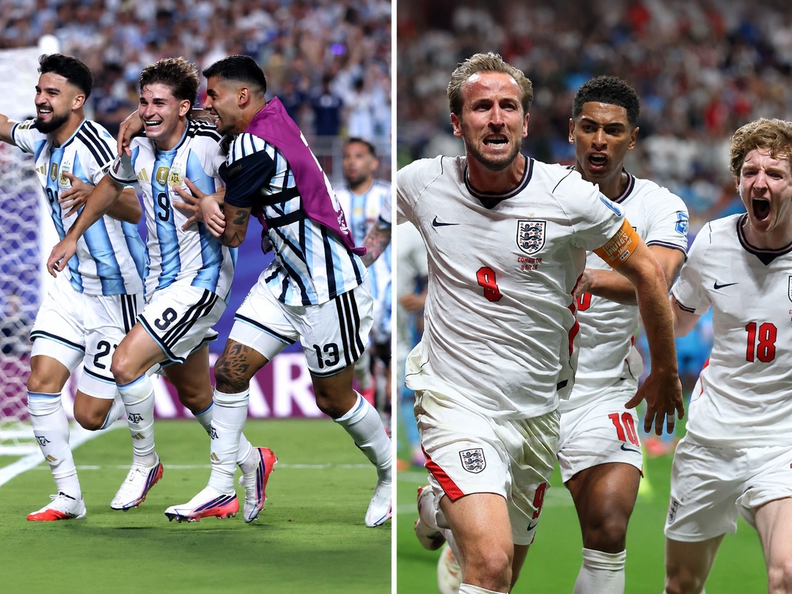 Argentina-Inglaterra: día, hora y estadio de una semifinal mundialista especial