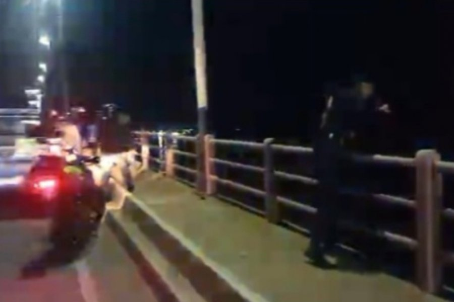 Tragedia: otro hombre se arrojó al Paraná desde el puente Manuel Belgrano