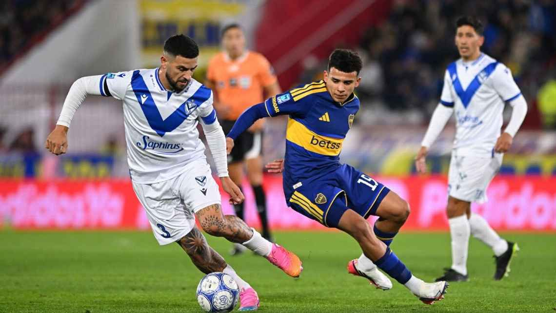 Boca fue más, tuvo las mejores chances y empató con Vélez en un partidazo