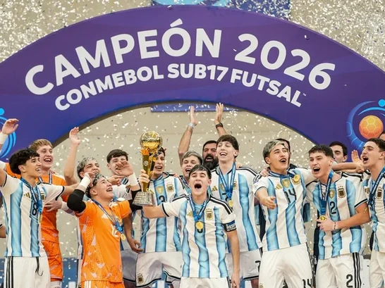 Tricampeones: Argentina venció a Brasil y se coronó otra vez en el Sudamericano Sub-17 de futsal