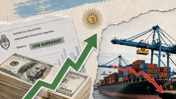 El superávit comercial alcanzó unos u$s2.115 millones en julio, aunque las exportaciones se hundieron casi 5% mensual