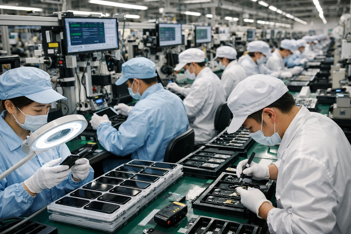 La industria global de celulares y tecnología está bajo amenaza por problemas de producción