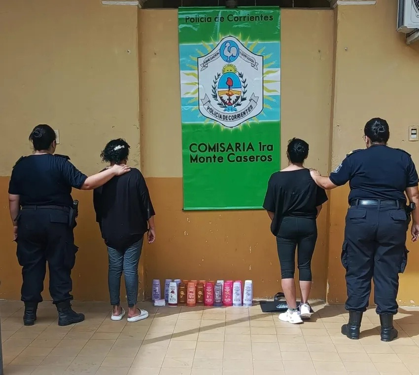 Dos mujeres fueron demoradas por la Policía luego de sustraer mercaderías de un supermercado