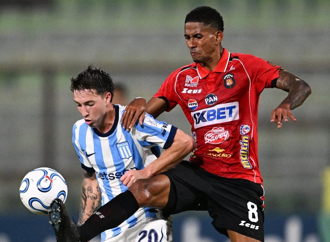 Copa Sudamericana: Racing empató con Caracas de visitante y complicó su clasificación