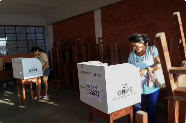 Elecciones presidenciales en Perú. Foto: REUTERS