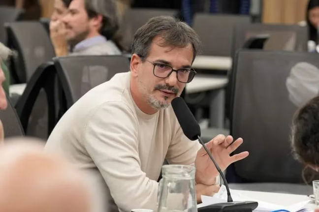 Sebastián Galmarini, diputado nacional de UxP. Foto Cámara de Diputados.