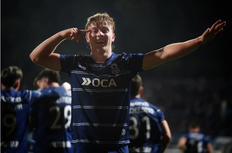 Alexis Steinbach, autor del gol del triunfazo del Lobo (Foto: @gimnasiaoficial).