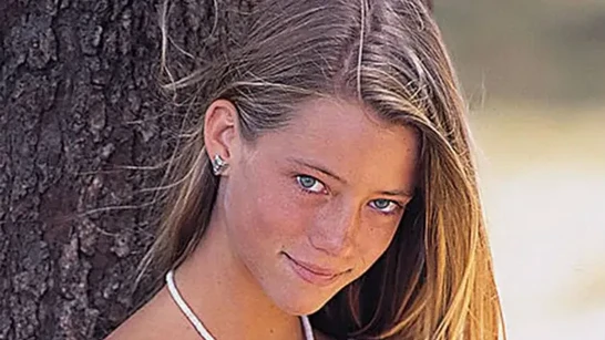 Nicole Neumann en su adolescencia.